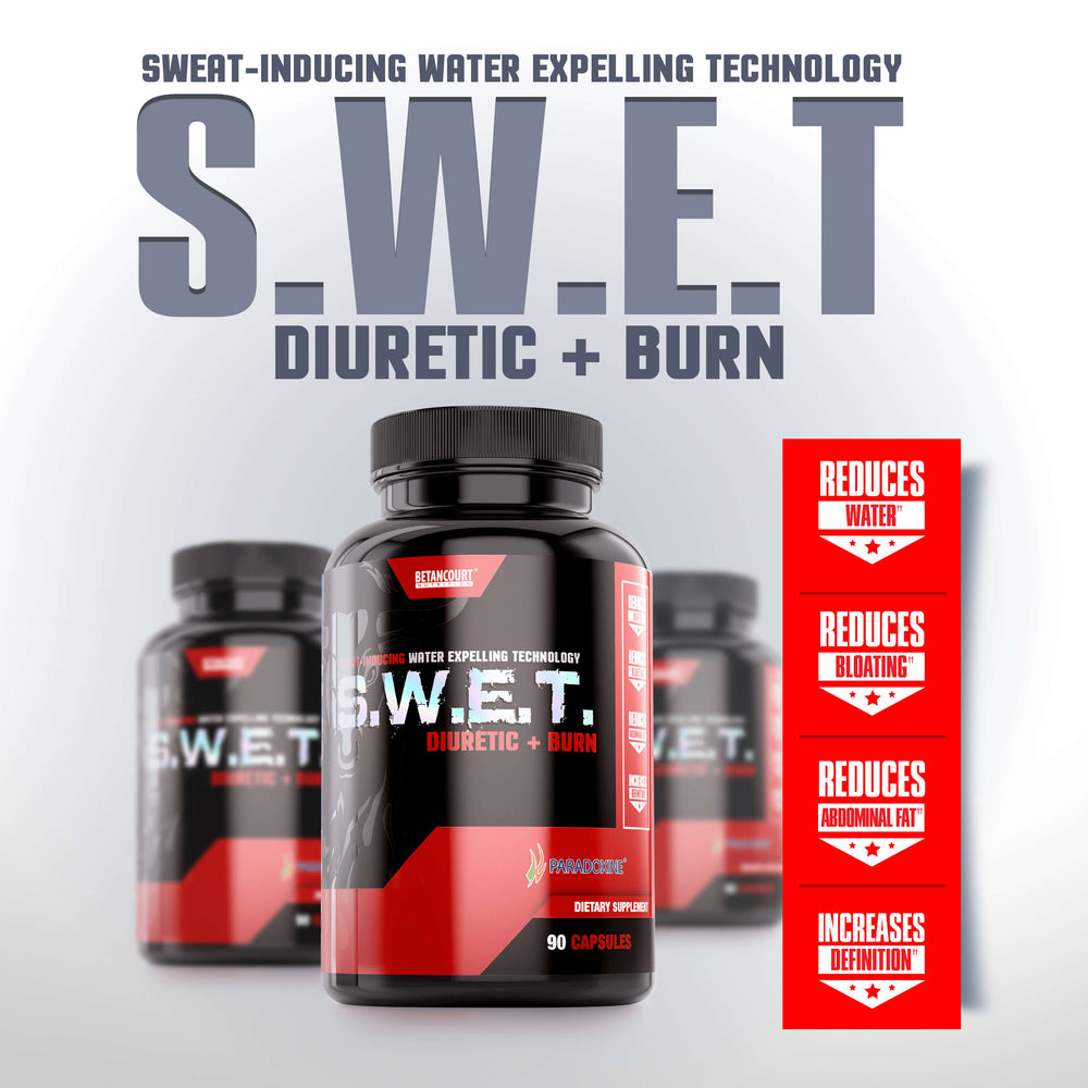 S.W.E.T. <br> SWEAT-INDUCING WATER EXPELLING TECHNOLOGY