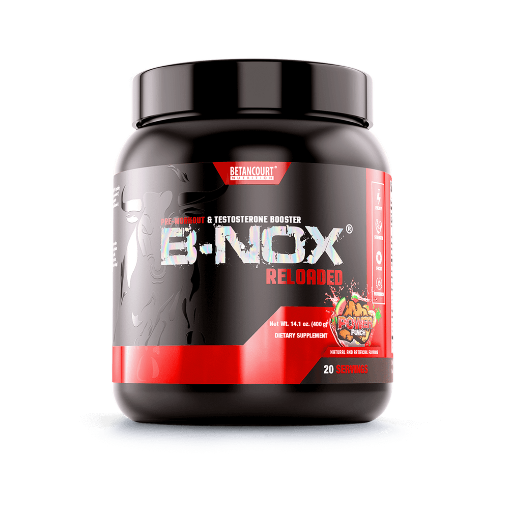 
                
                    Load image into Gallery viewer, B-NOX RELOADED &amp;lt;br&amp;gt;PRE-WORKOUT &amp;amp; TESTOSTERONE BOOSTER
                
            